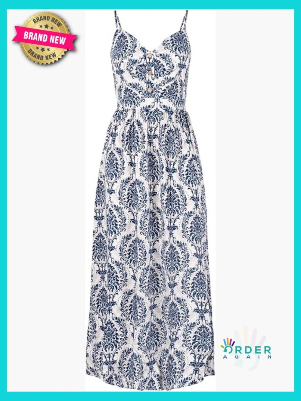 Floral Paisley Backless Tie Back Maxi Dress Spaghetti Strap Sundress Flowy